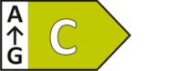 Energielabel mit Bewertung 'C'.