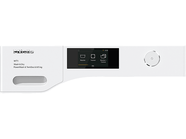 Miele WTR 860 WPM Pwash & TDOS 8/5 KG WT1 LOTOSweiss Waschtrockner (8 kg / 5 kg, 1,600 U/Min., freistehend, Lotosweiß) — Foto 5 von 5