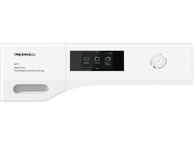 Miele WTR 870 WPM Pwash & TDOS 8/5 KG WT1 LOTOSweiss Waschtrockner (8 kg / 5 kg, 1,600 U/Min., freistehend, Lotosweiß) — Foto 4 von 5