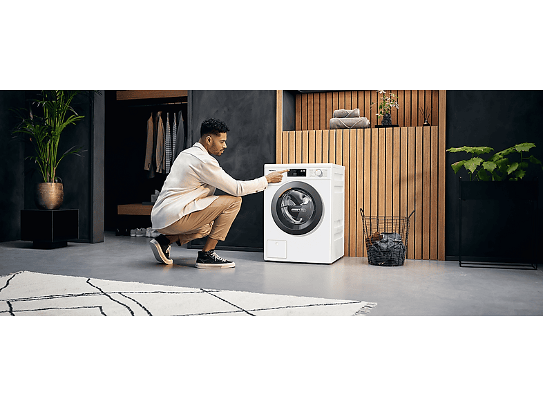 Miele WTD 160 WCS Waschtrockner (8 kg / 5 kg, 1,500 U/Min., freistehend, Lotosweiß) — Foto 2 von 5