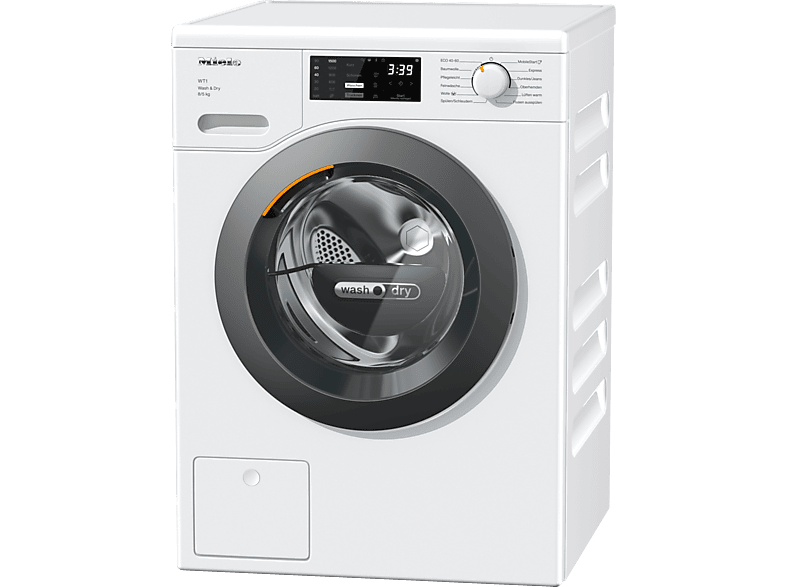 Miele WTD 160 WCS Waschtrockner (8 kg / 5 kg, 1,500 U/Min., freistehend, Lotosweiß) — Foto 5 von 5