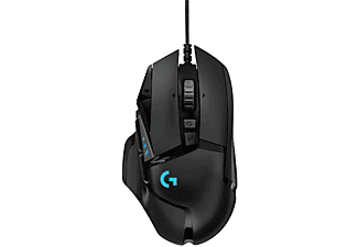 LOGITECH G G502 Hero Lightsync 25600 DPI Yüksek Performanslı Kablolu Oyuncu Mouse - Siyah Outlet 1204013