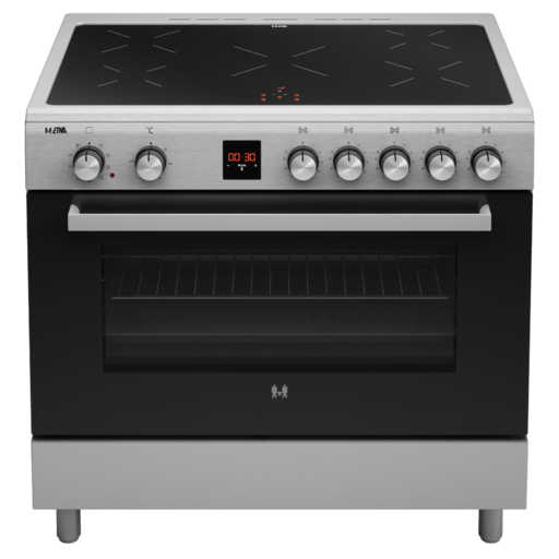 Etna FI590RVS Inductiefornuis 90 cm RVS