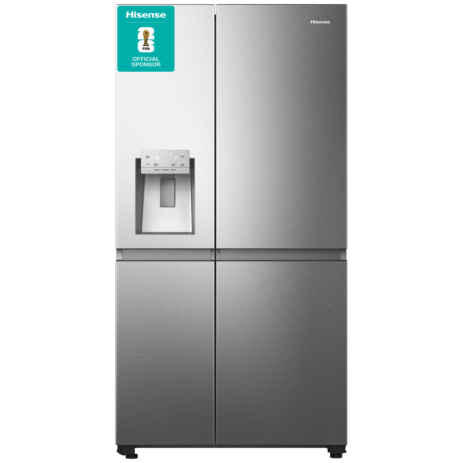 Hisense RS818N4TIC Amerikaanse koelkast Zilver
