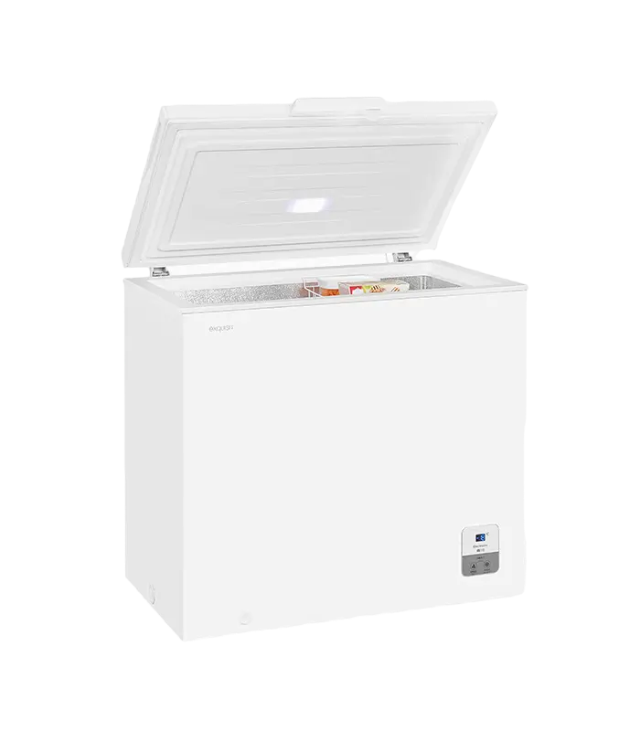 EXQUISIT GT200-HE-010E Gefriertruhe (E, 182 l, 842 mm hoch, Weiß)