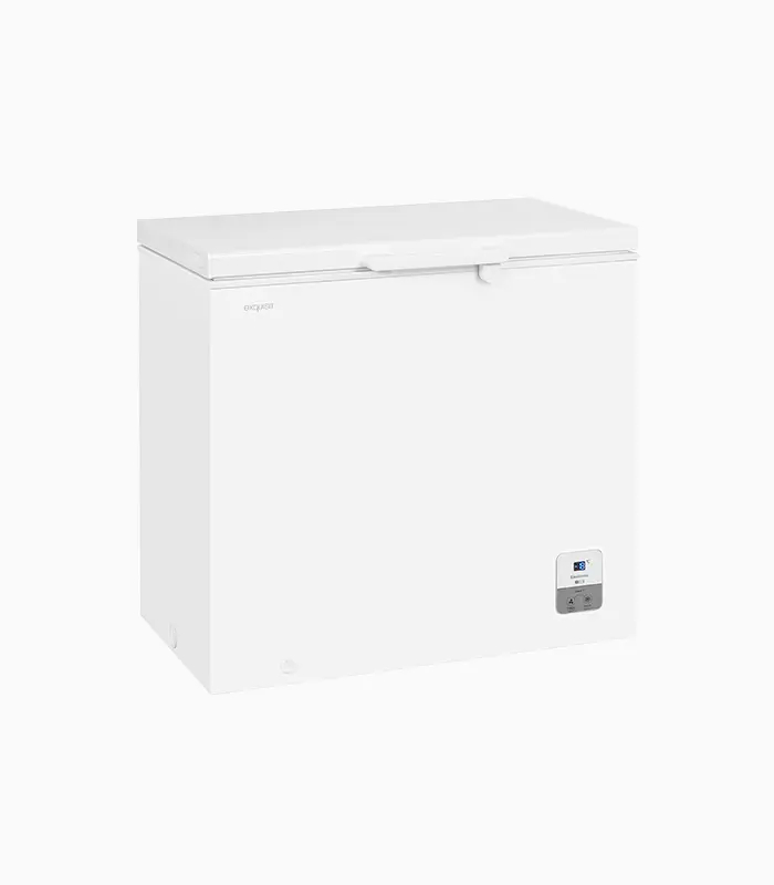 EXQUISIT GT200-HE-010E Gefriertruhe (E, 182 l, 842 mm hoch, Weiß)