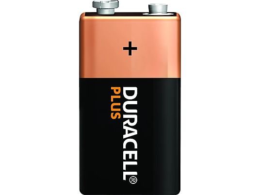 DURACELL Plus MN1604 9V/6LR61 K1 - Batterie (Schwarz/Kupfer)