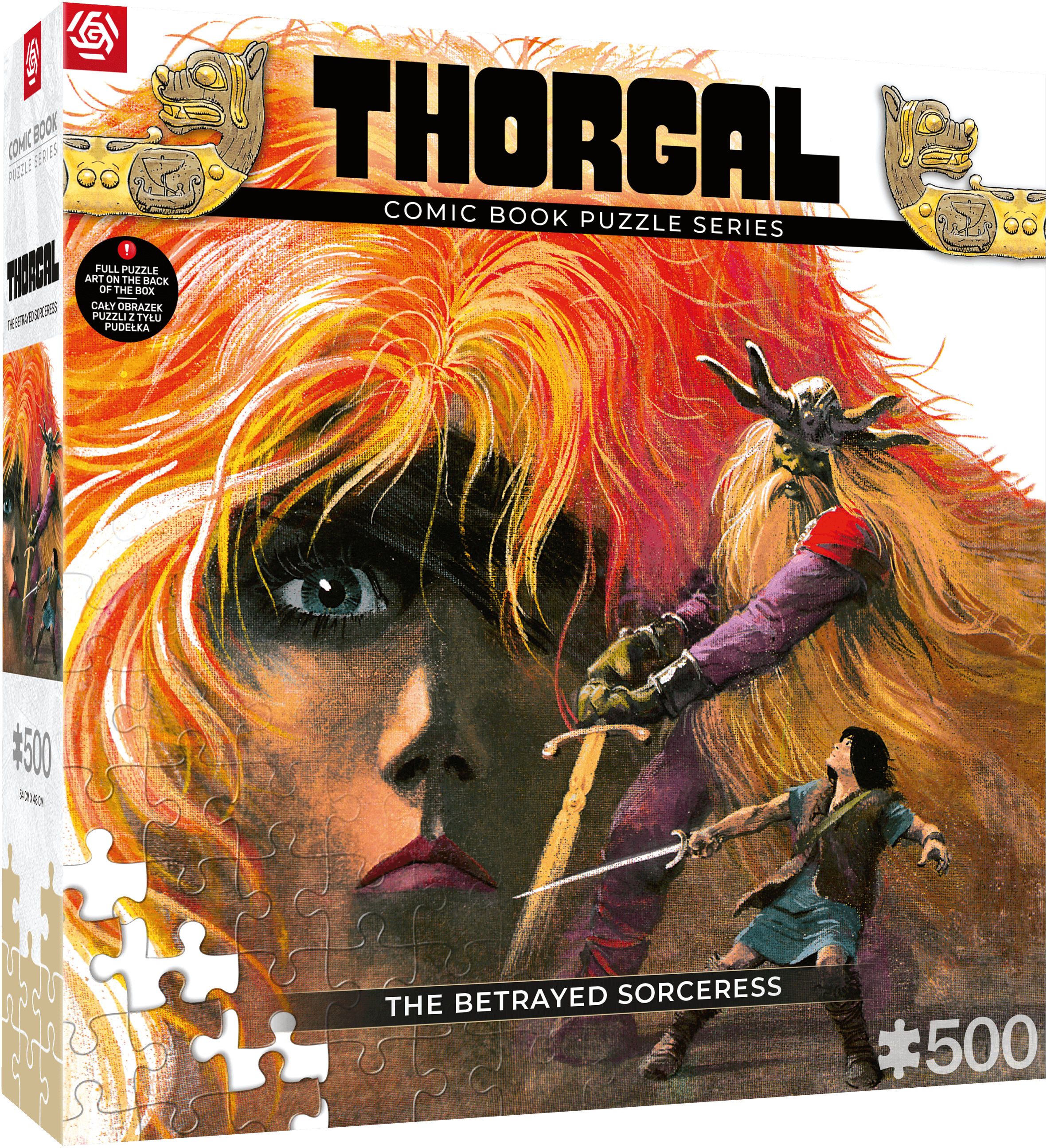Comic Book Puzzle Series: Thorgal - The Betrayed Sorceress 500 db-os puzzle