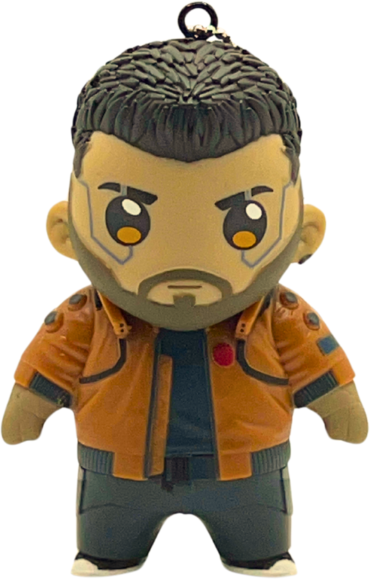 Cyberpunk 2077 - V-Male függeszthető figura