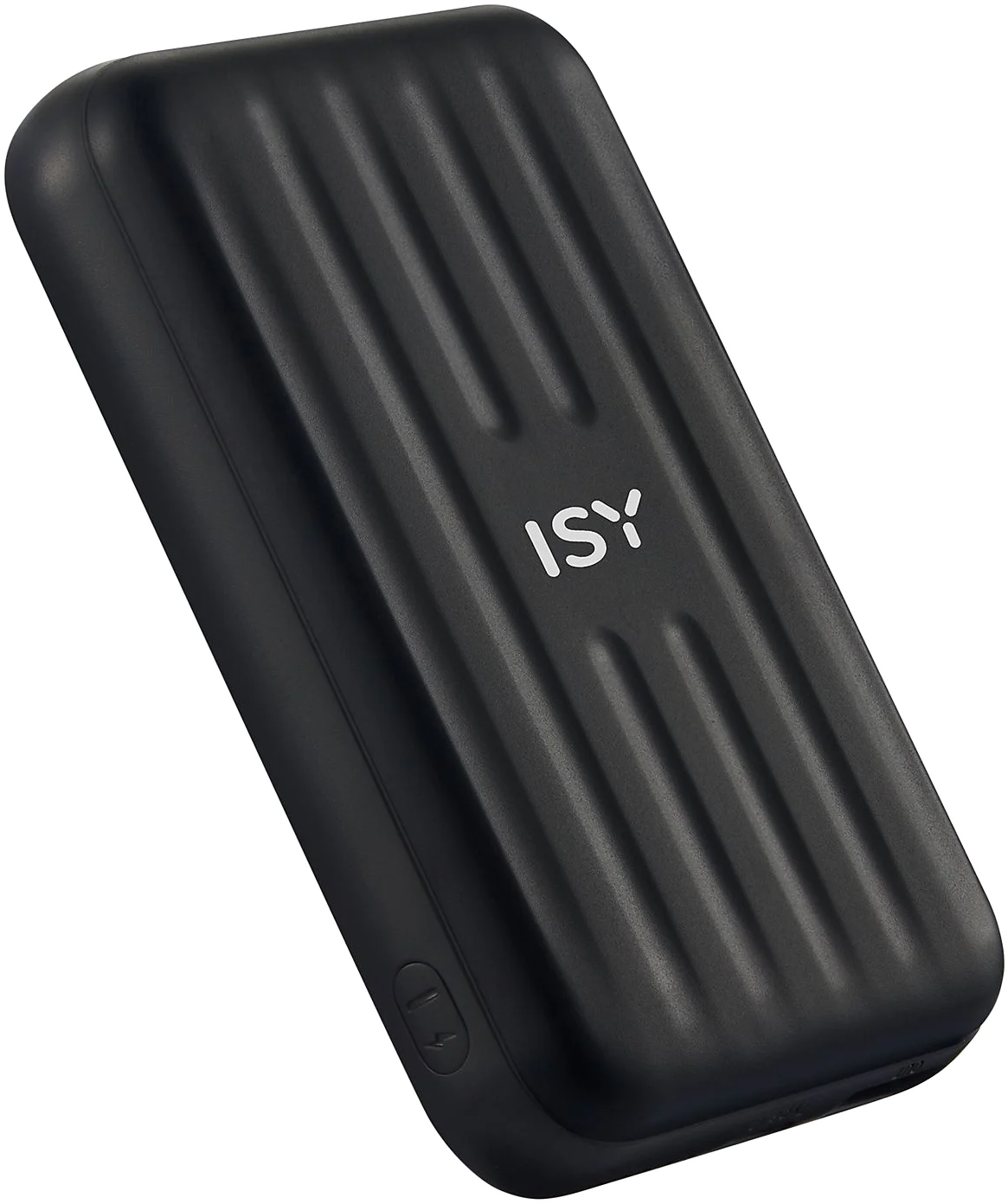 ISY IMC-5000 MAG powerbank, 5000 mAh, MagSafe csatlakozással (2V055870), fekete