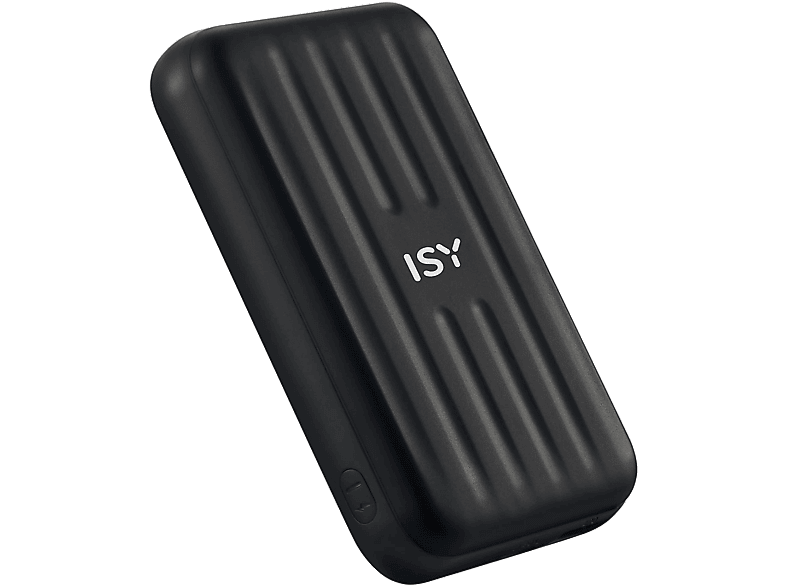 ISY IMC-5000 MAG powerbank, 5000 mAh, MagSafe csatlakozással (2V055870), fekete