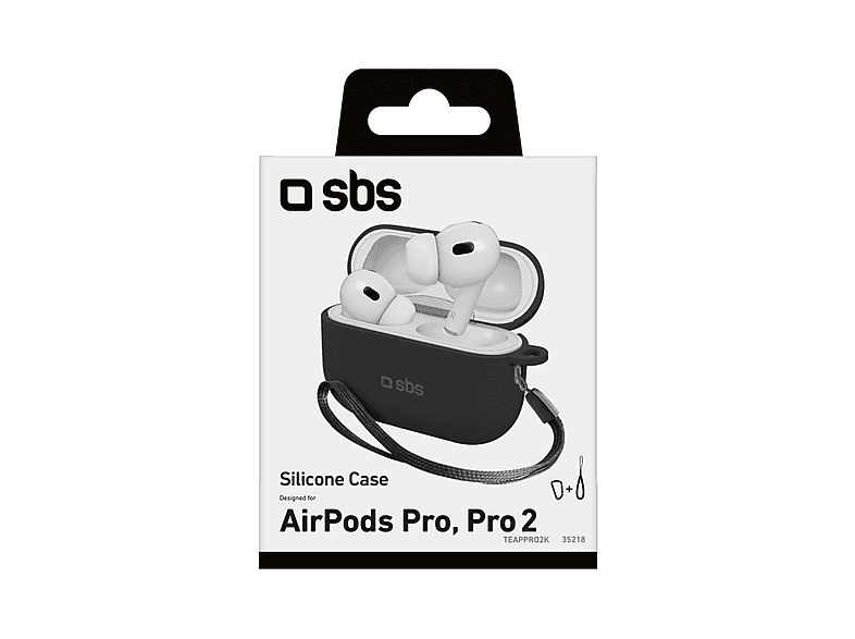 SBS 35218 Schutzhülle mit Schlaufe für Apple AirPods Pro 2/ AirPods Pro; Silikon-Etui — Foto 2 von 2