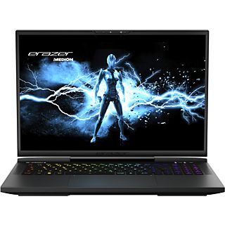 ERAZER Beast X40 (MD 62611) - Notebook videogiochi, 17 ", Intel® Core™ i9, 1 TB SSD, 32 GB RAM, NVIDIA GeForce RTX™ 4080 (12 GB, GDDR6), Nero