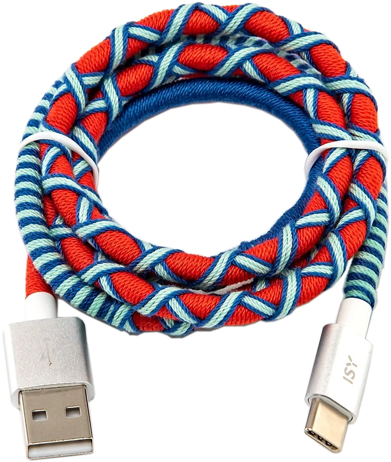 ISY IUC-4100-RB-C USB Type-C kábel, 1m (2V225537)