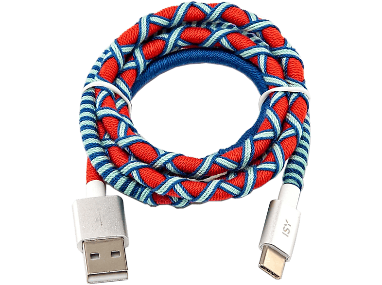 ISY IUC-4100-RB-C USB Type-C kábel, 1m (2V225537)