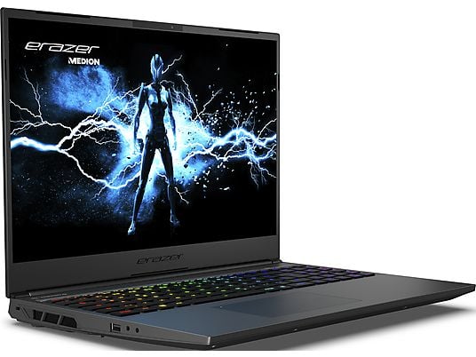 ERAZER Major X20 (MD 62617) - Gaming Notebook, 16 ", Intel® Core™ i9, 1 TB SSD + 1 TB SSD, 32 GB RAM, NVIDIA GeForce RTX™ 4070 (8 GB, GDDR6), Schwarz