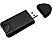 ISY ICR-120 USB 2.0 SD/miniSD/microSD/SDHC kártyaolvasó (2V225535), fekete