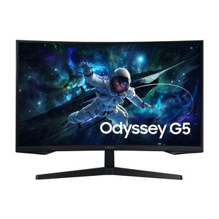 SAMSUNG Odyssey G55C S27CG554EU 27 Zoll WQHD Gaming Monitor (1 ms Reaktionszeit, 165 Hz)