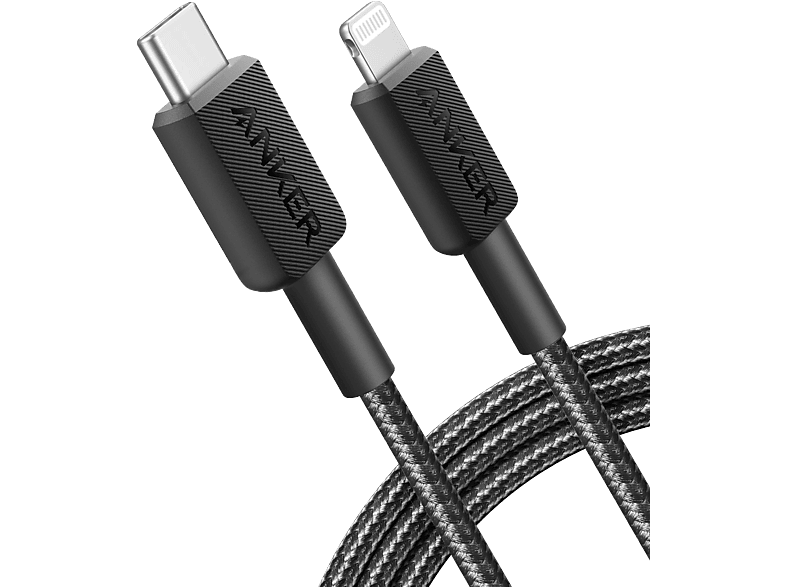 Anker Usb-c Naar Lightning Kabel 1.8 M Zwart (a81b6g11)