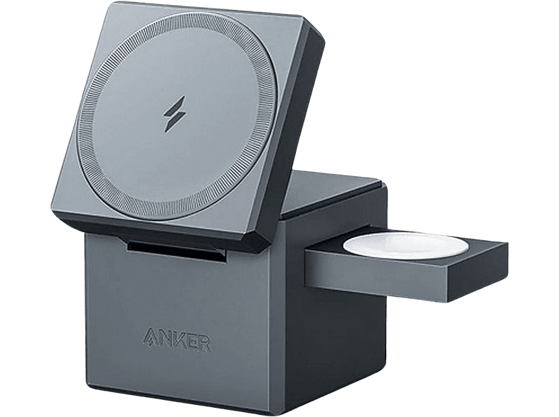 Anker Oplader 3-in-1 Magsafe 15 W Zilver (y1811g11)