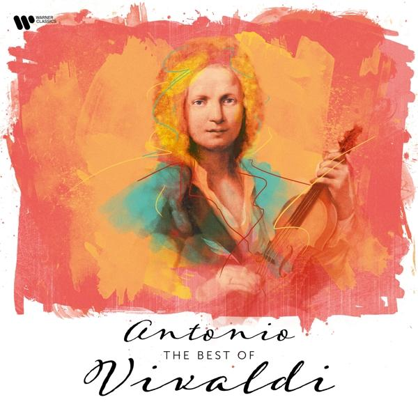 Antonio Vivaldi album borítója. Egy férfi húros hangszert játszik.