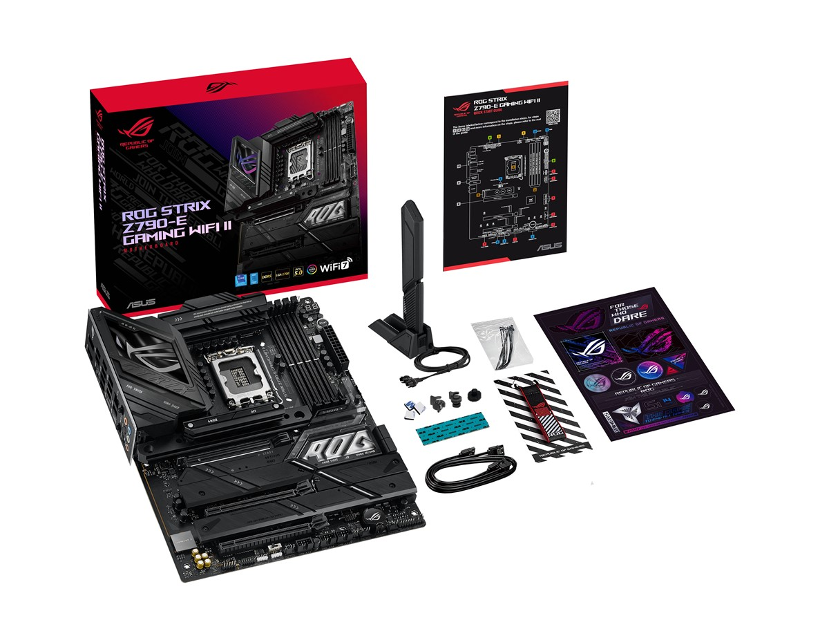 ROG STRIX Z790-F+ i9 13900k+ 64GBメモリ＋M.2 ROG STRIX Z790-F GAMING WIFI II | ROG Strix | Gaming Anakartlar