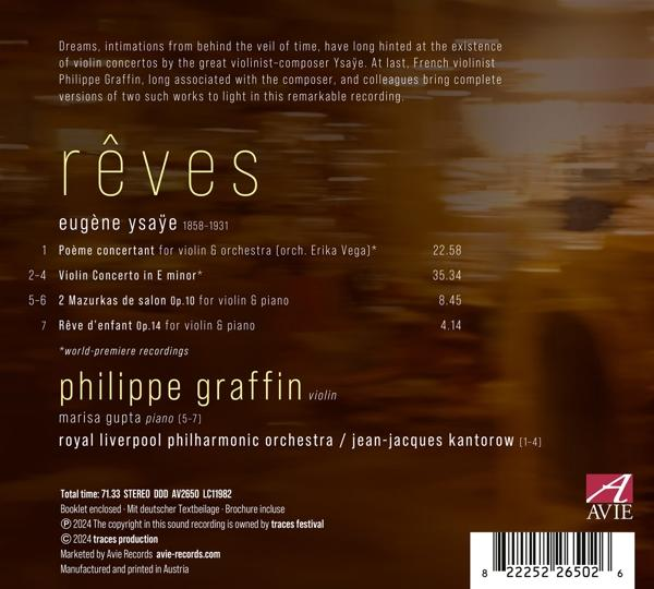 Rückseite einer CD mit Text. Der Text umfasst: Titel, Namen und Credits.