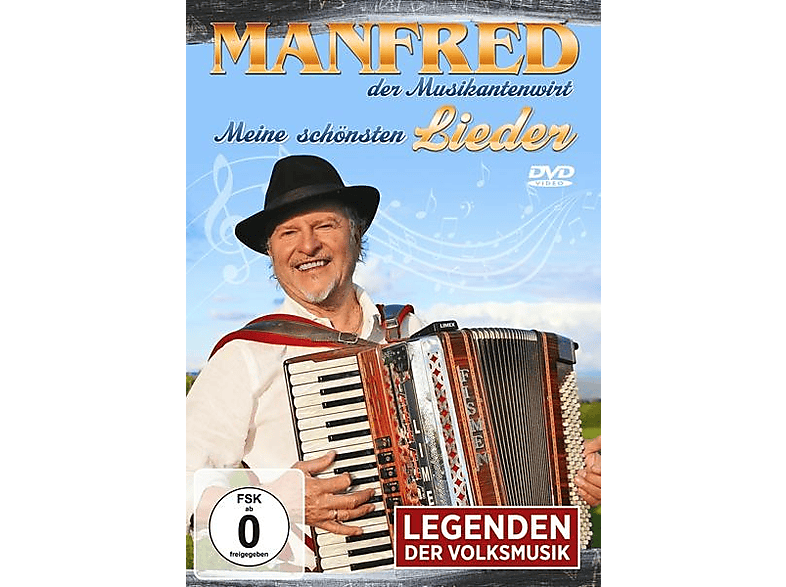 (DVD) Volksmusik Manfred schönsten Meine - Musikantenwirt Der - der Legenden - Lieder