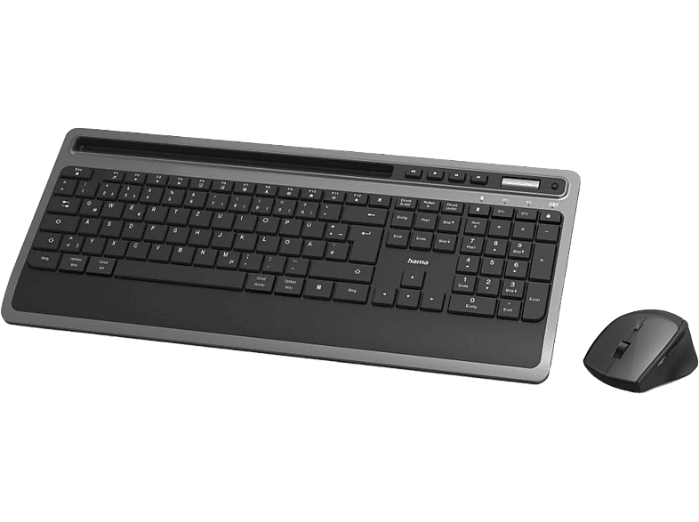 HAMA KMW-600 PLUS CH - Tastatur-/Maus-Set (Schwarz/Anthrazit)
