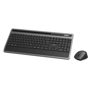 HAMA KMW-600 PLUS CH - Tastatur-/Maus-Set (Schwarz/Anthrazit)