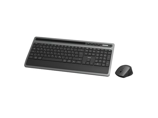 HAMA KMW-600 PLUS CH - Tastatur-/Maus-Set (Schwarz/Anthrazit)