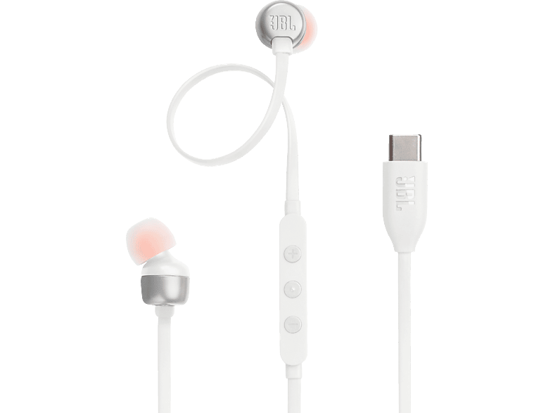 JBL Tune 310C USB-C, In-ear Kopfhörer Weiß