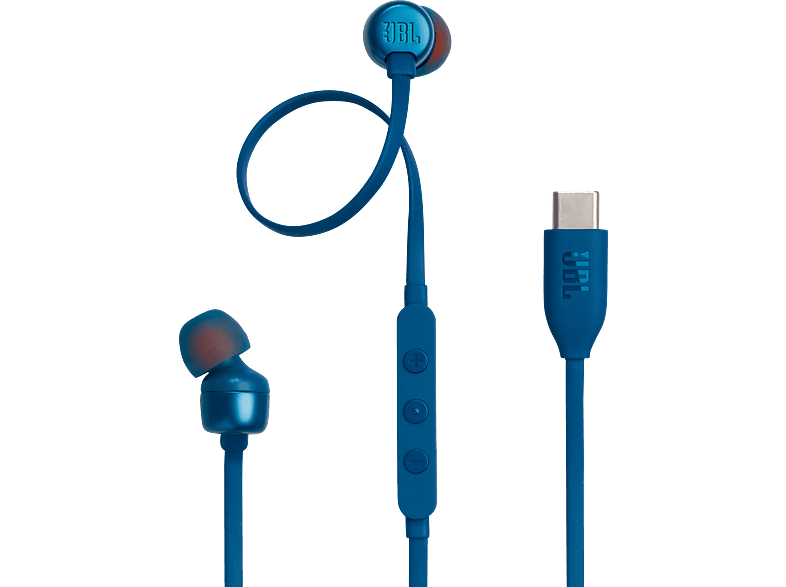 JBL Tune 310C USB-C, In-ear Kopfhörer Blau