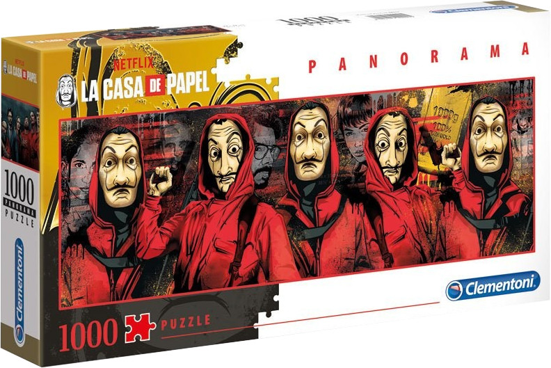 Puzzel 'La Casa De Papel' Panorama - 1000 stuks