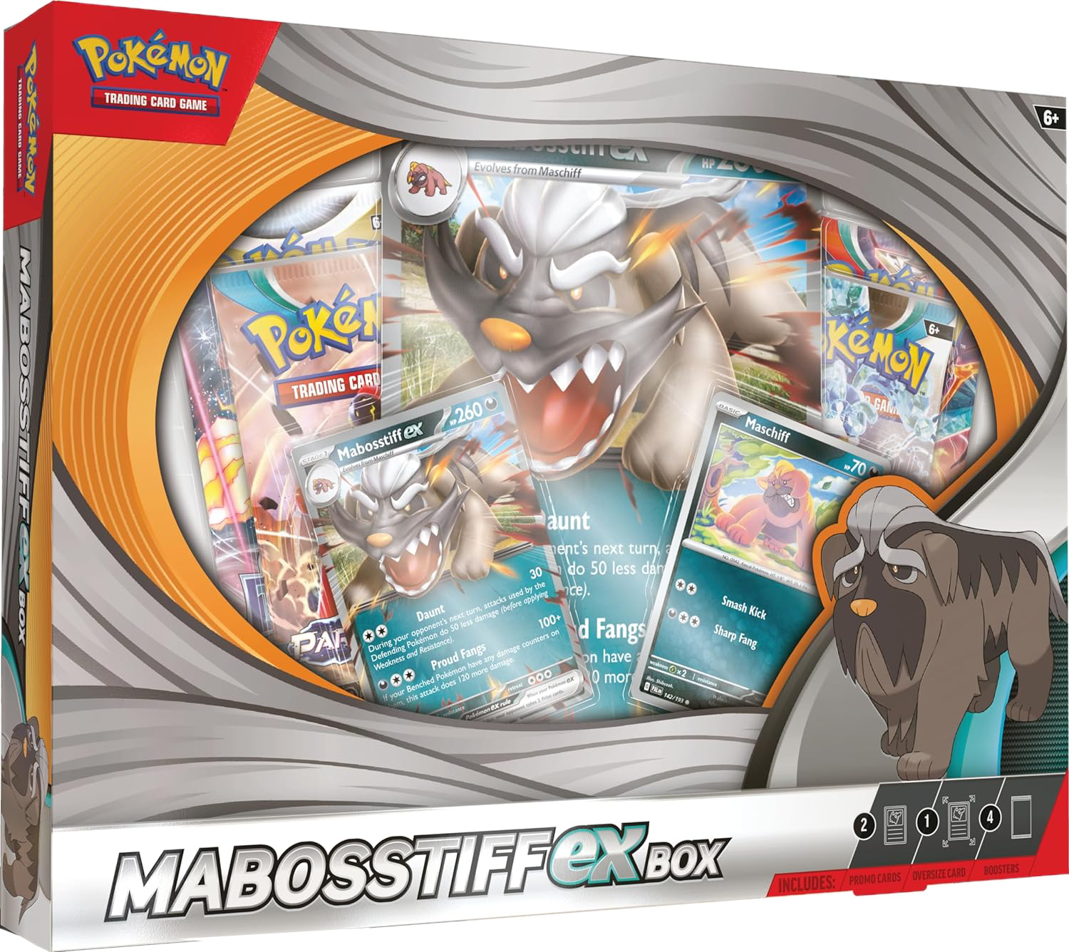 Juego - Magicbox Pokémon TCG: Mabosstiff ex Box