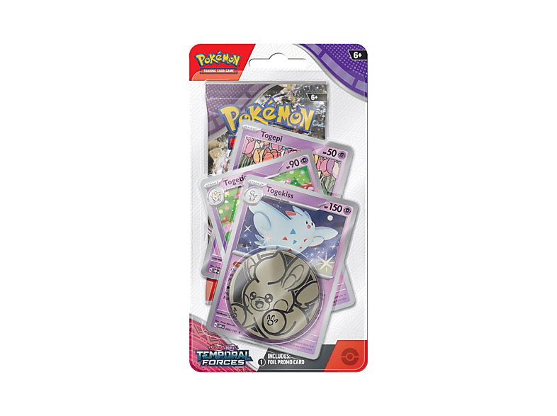 Juego - Magicbox Pokémon: Scarlet & Violet 5: Temporal Forces Premium Blister, Aleatorio