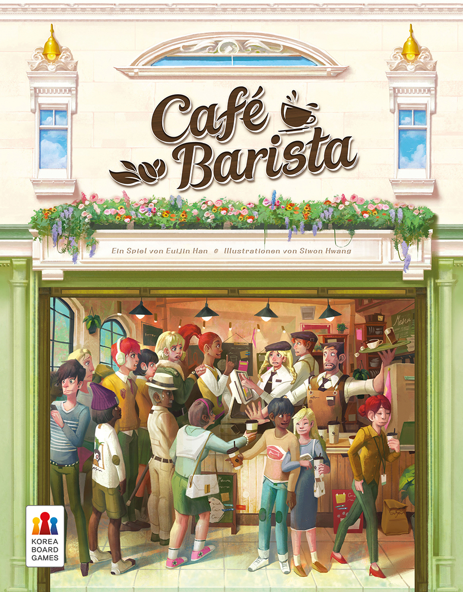 Café Barista GAMES Mehrfarbig BOARD KOREA Brettspiel