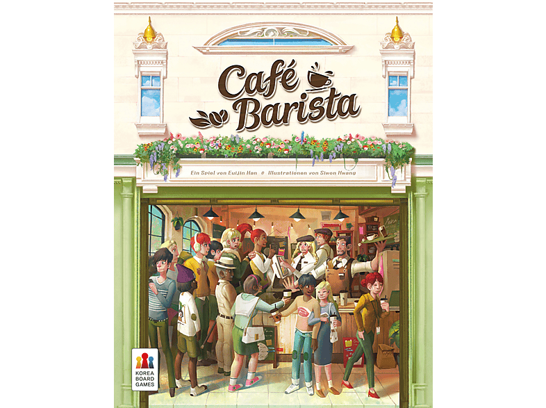 Café Barista GAMES Mehrfarbig BOARD KOREA Brettspiel