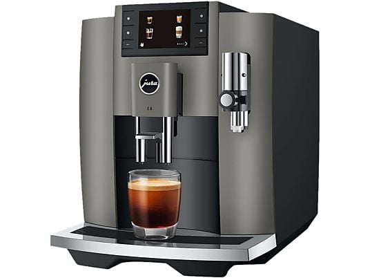 JURA Machine à café automatique E8 Dark Inox (SC)