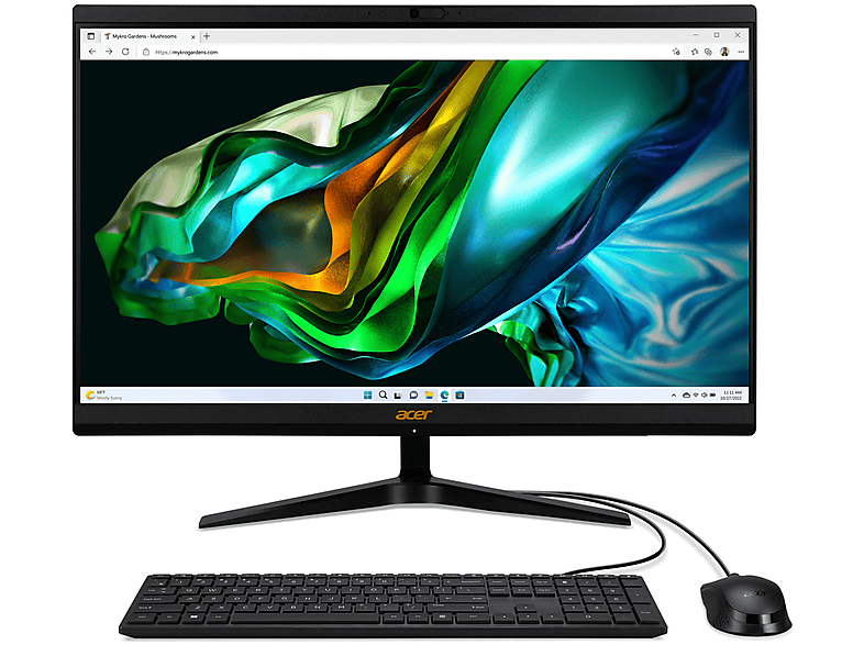 Acer Aspire C24-1800 Aio, 23,8", Intel Core I5 12450H, 16 GB, 1024 GB Ssd, Nero PC ALL IN ONE