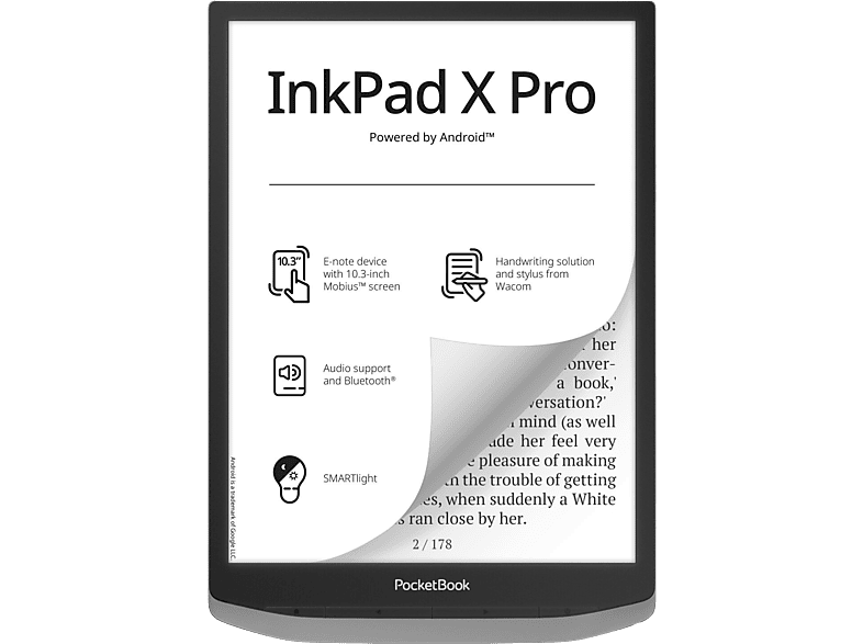 Pocketbook Pocketbook Inkpad X Pro Mist Grey (pb1040d-m-ww)