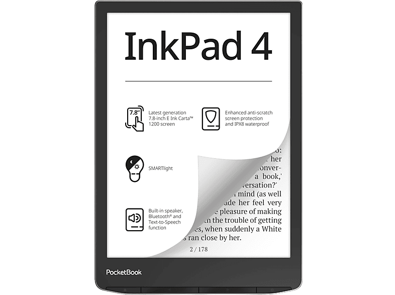 Pocketbook Pocketbook Inkpad 4 Stardust Silver (pb743g-u-ww)