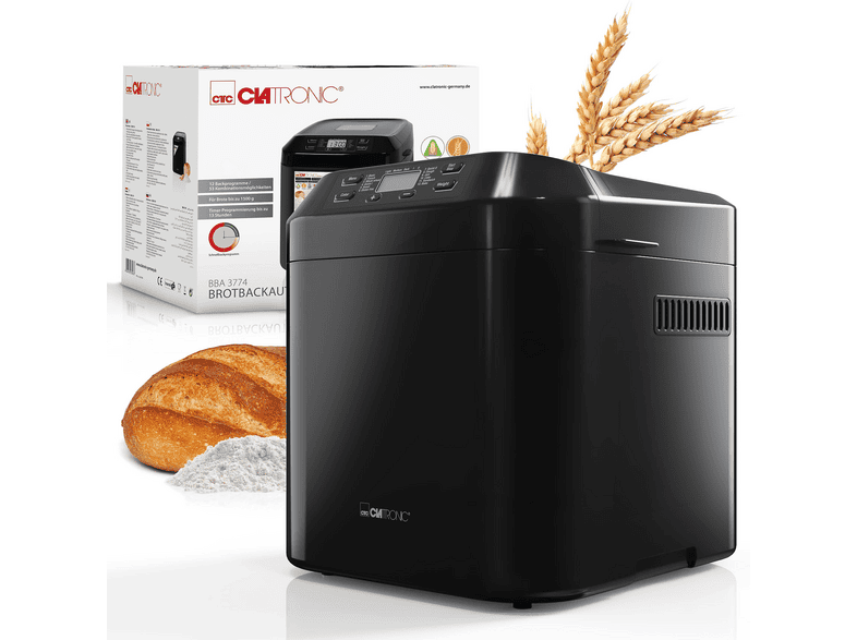 Clatronic BBA 3774 Brotbackautomat, Schwarz — Foto 4 von 5