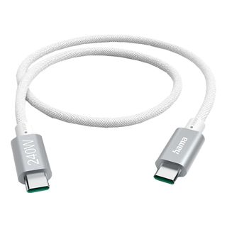 HAMA 201721 - Ladekabel USB-C - USB-C (Weiss)