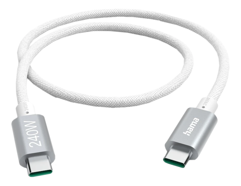 HAMA 201721 - Câble de charge USB-C - USB-C (Blanc)