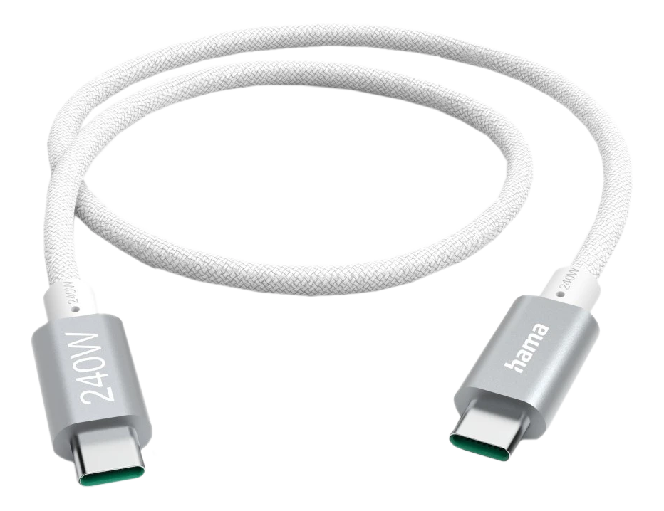 HAMA 201721 - Ladekabel USB-C - USB-C (Weiss)