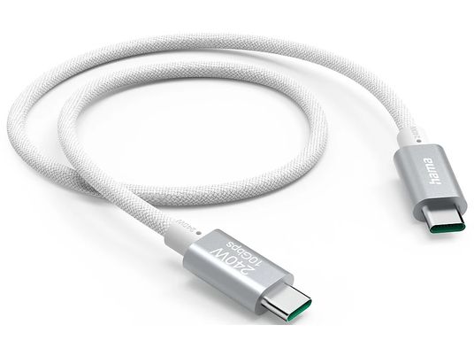 HAMA 201724 - Ladekabel USB-C - USB-C (Weiss)