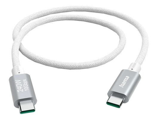 HAMA 201724 - Ladekabel USB-C - USB-C (Weiss)