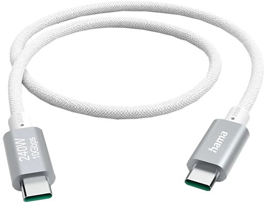 HAMA 201724 - Cavo di ricarica USB-C - USB-C (Bianco)