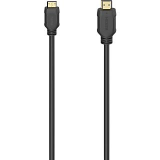 HAMA 00074258 HS HDMI USB-A/C M/M, 2m - HDMI-Kabel (Schwarz)